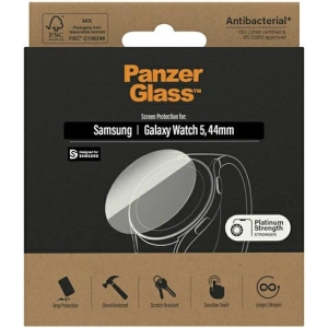 Hurtownia GSM - Tvrzené sklo PanzerGlass Samsung Galaxy Watch Classic 5 44mm Ochrana obrazovky Antibakteriální 3675 - PZG267 - {ean13} - Hurt