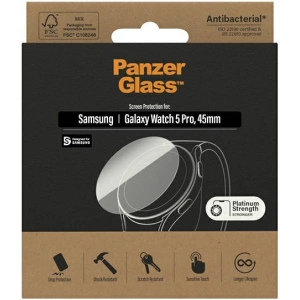 Hurtownia GSM - Gehärtetes Glas PanzerGlass Samsung Galaxy Watch Classic 5 Pro 45mm Bildschirmschutz Antibakteriell 3676 - PZG268 - {ean13} - Hurt