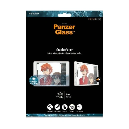Folia ochronna PanzerGlass GraphicPaper Apple iPad 10.2 2019/2020/2021 (7., 8. i 9. generacji) Anti Glare, Case Friendly, Antibacterial
