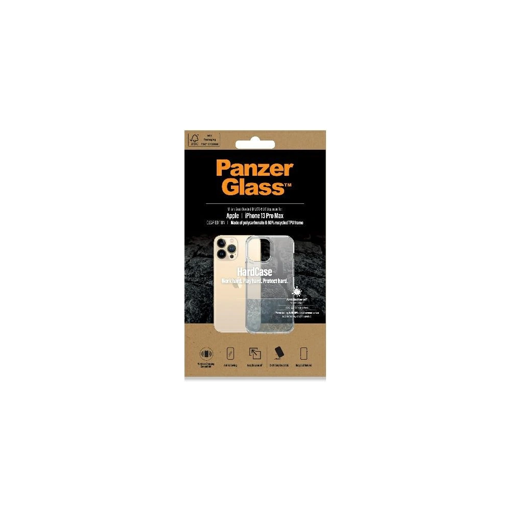Hurtownia GSM - Etui PanzerGlass HardCase Apple iPhone 13 Pro Max Antibakteriální vojenské třídy čiré 0317 - PZG276 - {ean13} - Hurt