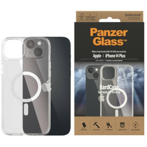 PanzerGlass Distributor - 5711724004117 - PZG279 - PanzerGlass HardCase Apple iPhone 14 Plus / 15 Plus MagSafe Antibacterial Military grade transparent 0411 - B2B homescreen