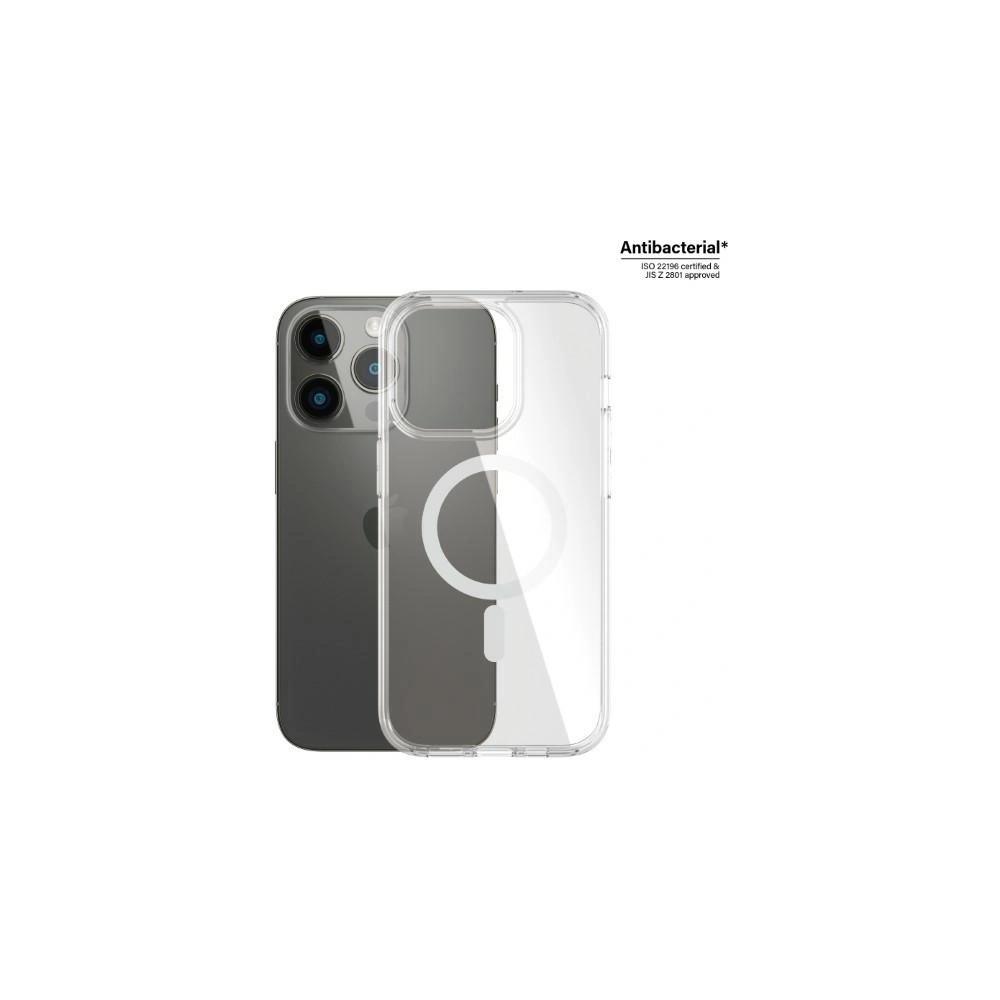 Hurtownia GSM - Etui PanzerGlass HardCase Apple iPhone 14 Pro Mag Safe Antibacterial de grad militar transparent 0410 - PZG281 - {ean13} - Hurt