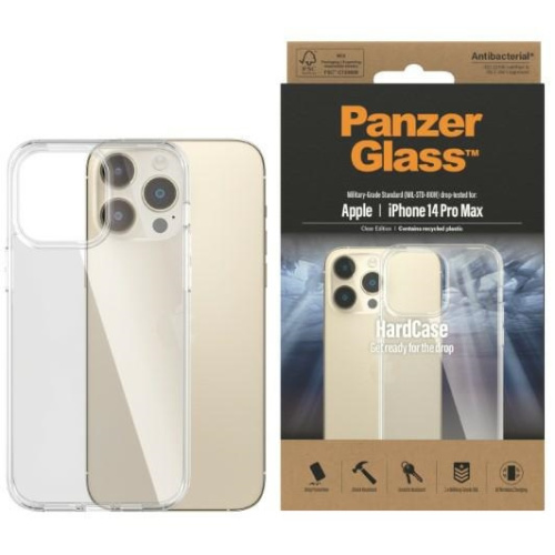 PanzerGlass Distributor - 5711724004049 - PZG282 - PanzerGlass HardCase Apple iPhone 14 Pro Max Antibacterial Military grade transparent 0404 - B2B homescreen