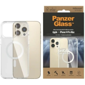 Hurtownia GSM - Etui PanzerGlass HardCase Apple iPhone 14 Pro Max MagSafe antibakteriell militärischer Qualität transparent 0412 - PZG283 - {ean13} - Hurt