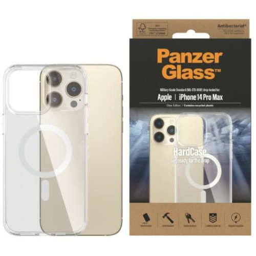 PanzerGlass Distributor - 5711724004124 - PZG283 - PanzerGlass HardCase Apple iPhone 14 Pro Max MagSafe Antibacterial Military grade transparent 0412 - B2B homescreen
