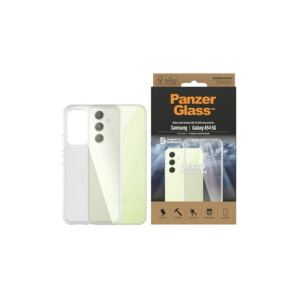 Hurtownia GSM - Etui PanzerGlass HardCase Samsung Galaxy A54 5G Antibakteriális katonai minőségű átlátszó 0445 - PZG288 - {ean13} - Hurt