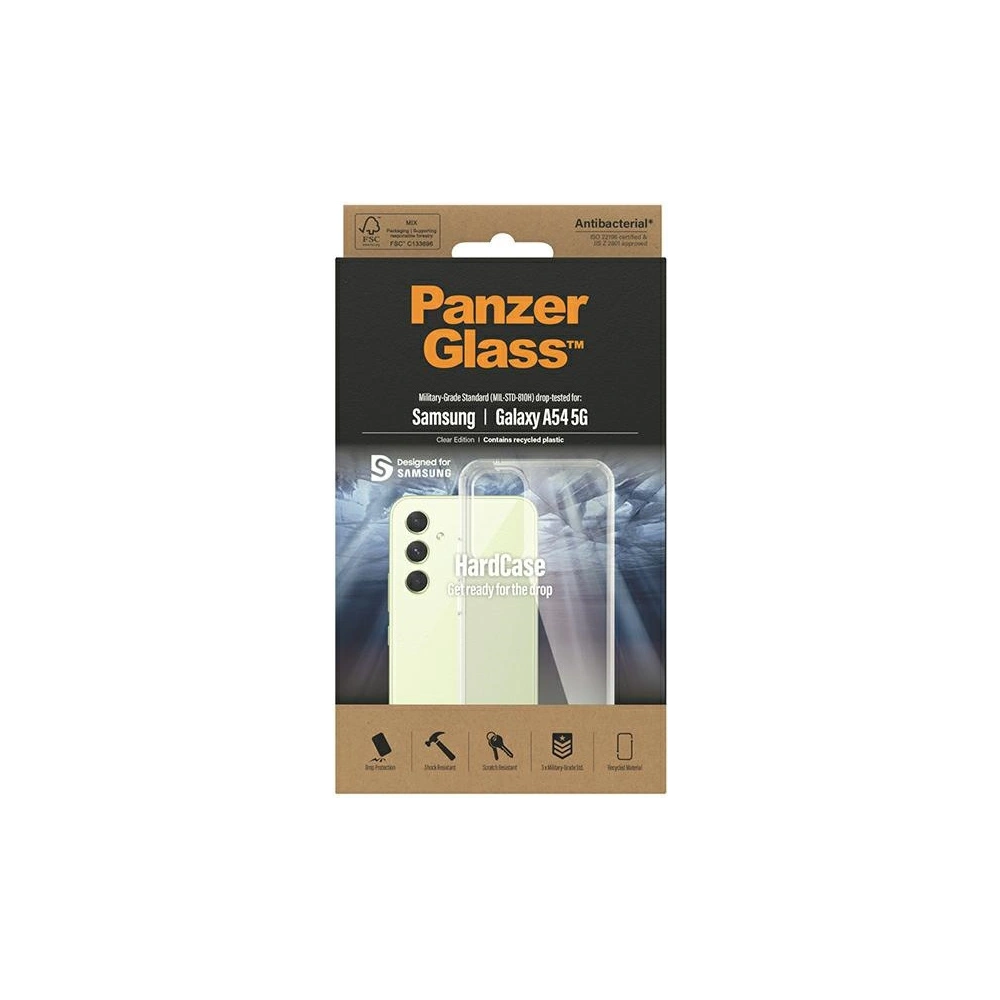 Hurtownia GSM - Etui PanzerGlass HardCase Samsung Galaxy A54 5G Antibakteriális katonai minőségű átlátszó 0445 - PZG288 - {ean13} - Hurt