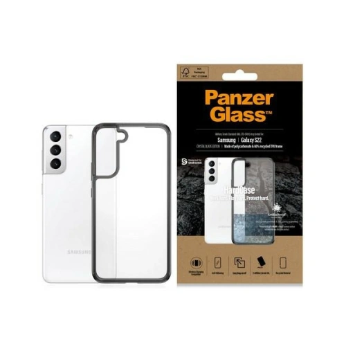 Etui PanzerGlass HardCase Samsung Galaxy S22 Antibacterial Military grade clear