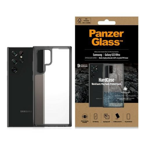 PanzerGlass Distributor - 5711724003738 - PZG291 - PanzerGlass HardCase Samsung Galaxy S22 Ultra G908 Antibacterial Military grade clear - B2B homescreen