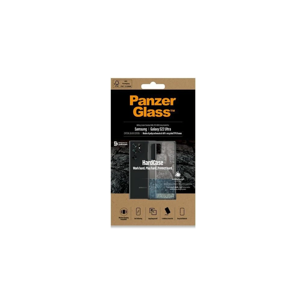 Hurtownia GSM - Etui PanzerGlass HardCase Samsung Galaxy S22 Ultra G908 Antibakteriální vojenské kvality čiré - PZG291 - {ean13} - Hurt