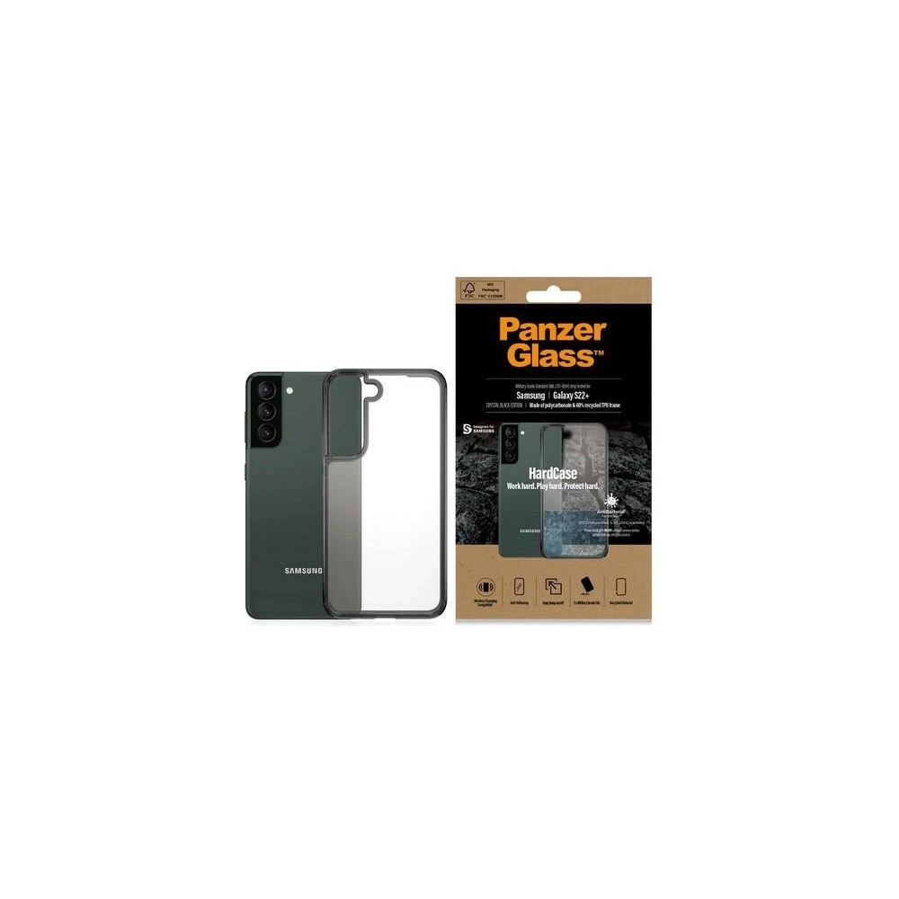 Hurtownia GSM - Etui PanzerGlass HardCase Samsung Galaxy S22+ Plus antibakteriální vojenské úrovně průhledné - PZG292 - {ean13} - Hurt