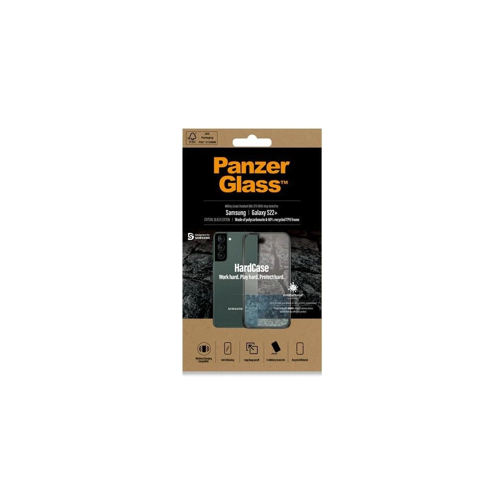 Hurtownia GSM - Etui PanzerGlass HardCase Samsung Galaxy S22+ Plus antibakteriální vojenské úrovně průhledné - PZG292 - {ean13} - Hurt