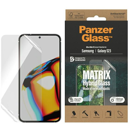 PanzerGlass Distributor - 5711724073182 - PZG294 - PanzerGlass Matrix Samsung Galaxy S23 Screen Protection 7318 AlignerKit - B2B homescreen