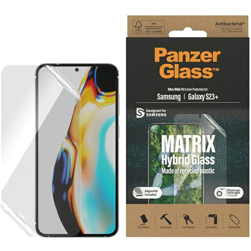 PanzerGlass Distributor - 5711724073199 - PZG295 - PanzerGlass Matrix Samsung Galaxy S23+ Plus Screen Protection 7319 AlignerKit - B2B homescreen