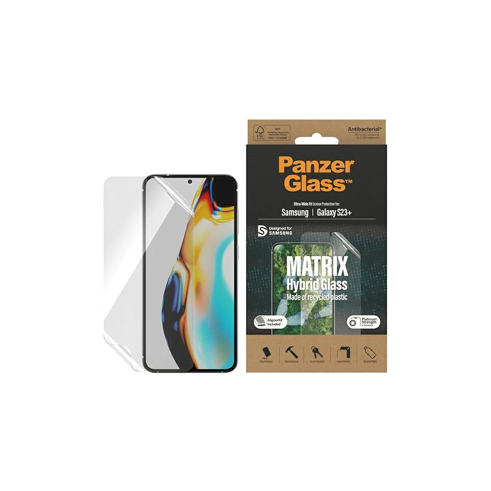Hurtownia GSM - Hibrid üveg PanzerGlass Matrix Samsung Galaxy S23+ Plus kij Protection 7319 pozicionálóval - PZG295 - {ean13} - Hurt