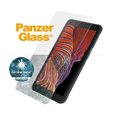 Szkło hartowane PanzerGlass Pro E2E Regular Samsung Galaxy Xcover 5 Antibacterial Case Friendly czarny/black