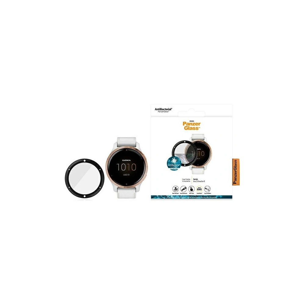 Wholesale PanzerGlass SmartWatch Garmin Venu 2S/Vivoactive 4s black 3653 - PZG314 - {ean13} - Hurt