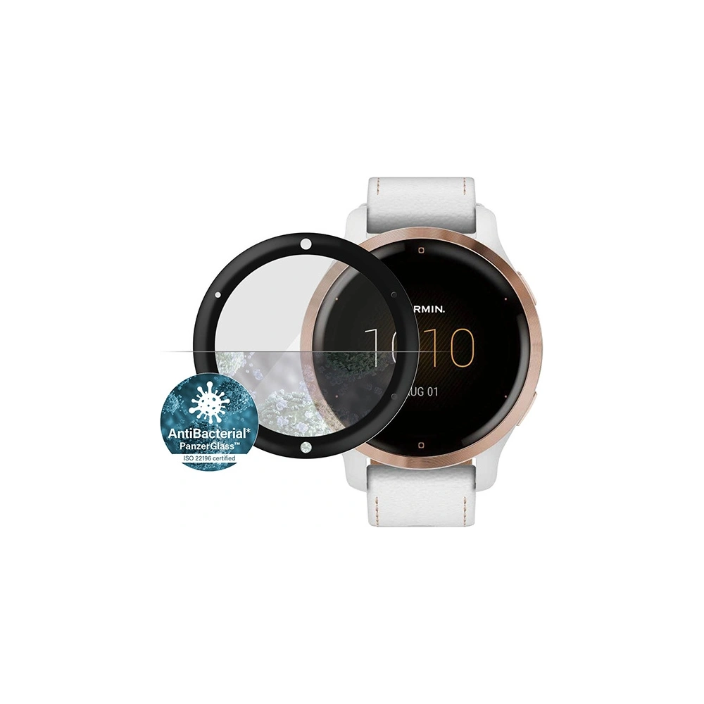 Wholesale PanzerGlass SmartWatch Garmin Venu 2S/Vivoactive 4s black 3653 - PZG314 - {ean13} - Hurt