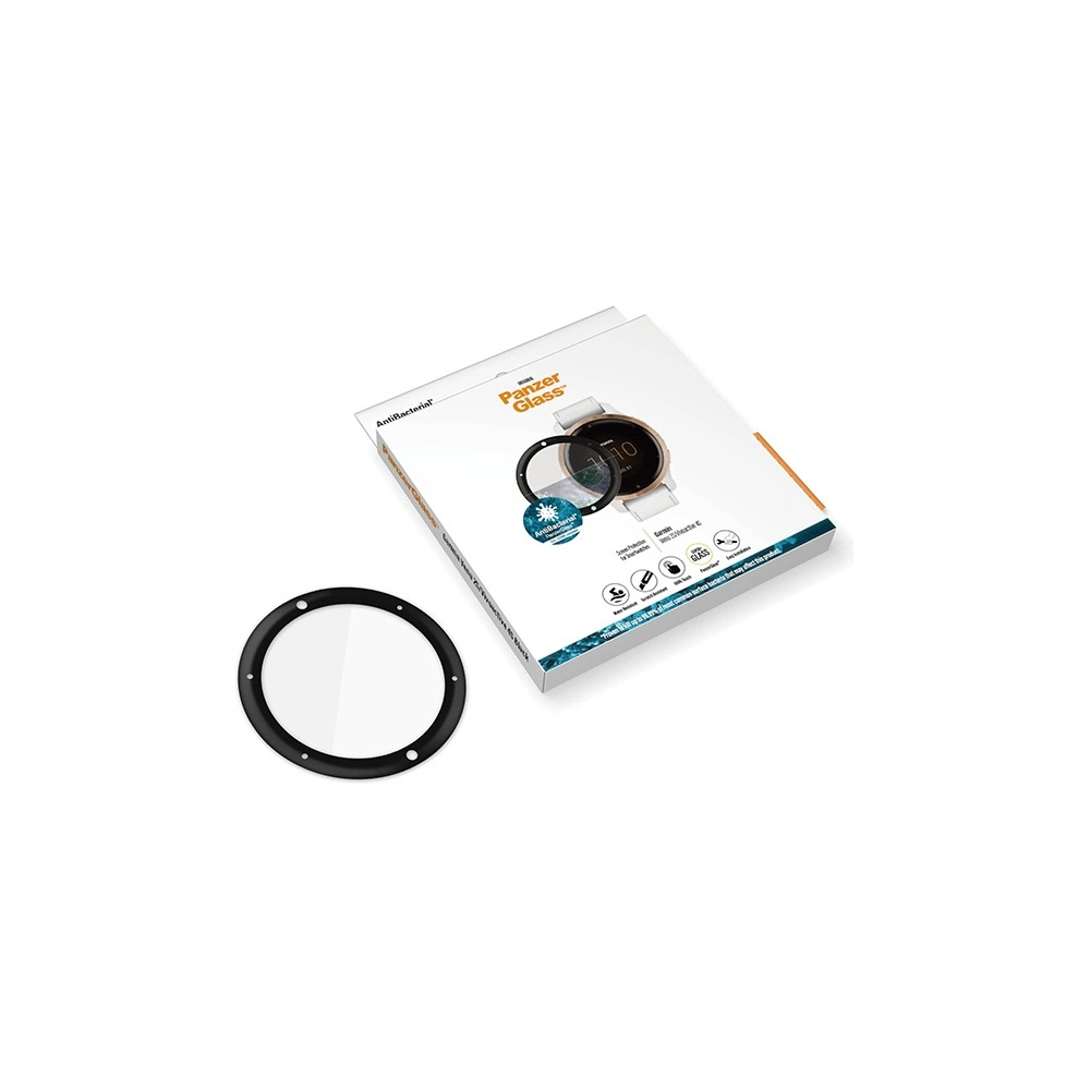 Wholesale PanzerGlass SmartWatch Garmin Venu 2S/Vivoactive 4s black 3653 - PZG314 - {ean13} - Hurt