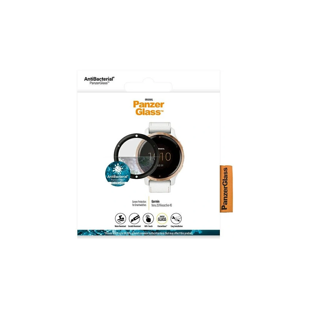 Wholesale PanzerGlass SmartWatch Garmin Venu 2S/Vivoactive 4s black 3653 - PZG314 - {ean13} - Hurt