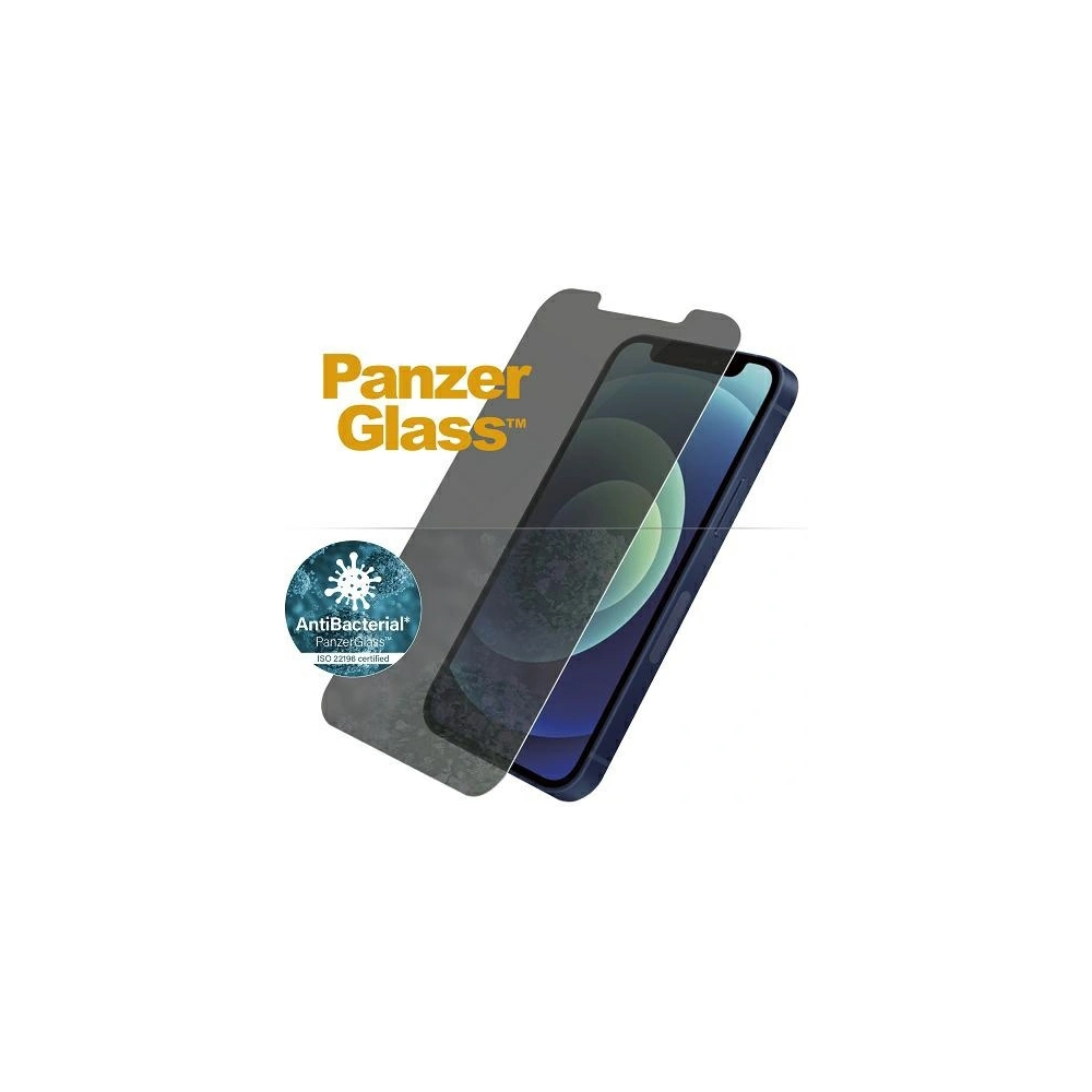 Hurtownia GSM - Edzett üveg PanzerGlass Standard Super+ Apple iPhone 12 mini Privacy Antibacterial - PZG323 - {ean13} - Hurt