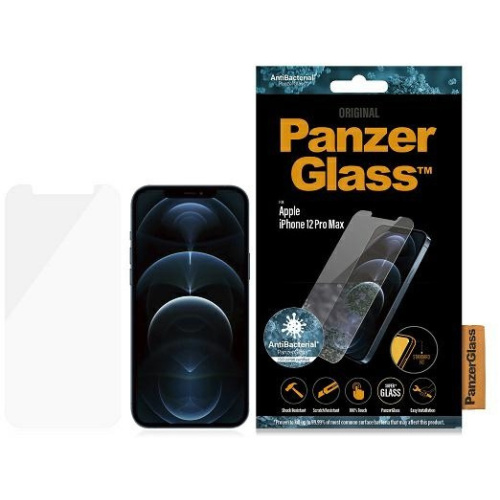PanzerGlass Distributor - 5711724027093 - PZG324 - PanzerGlass Standard Super+ Apple iPhone 12 Pro Max Antibacterial - B2B homescreen