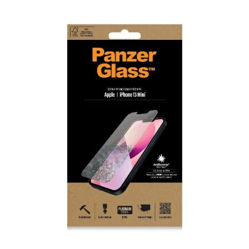 Szkło hartowane PanzerGlass Standard Super+ Apple iPhone 13 mini Antibacterial 2741