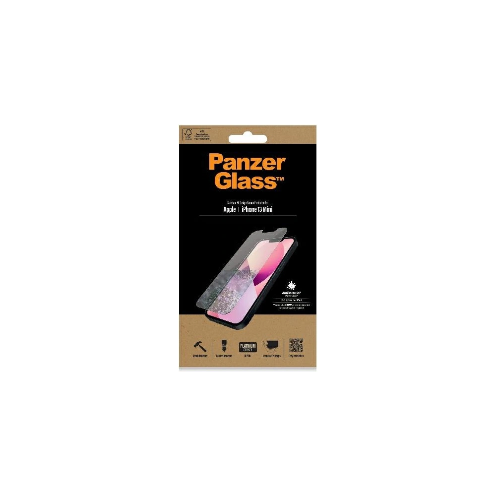 Hurtownia GSM - Sticlă securizată PanzerGlass Standard Super+ Apple iPhone 13 mini Antibacterian 2741 - PZG327 - {ean13} - Hurt
