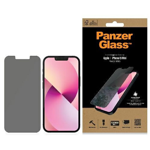 PanzerGlass Distributor - 5711724127410 - PZG328 - PanzerGlass Standard Super+ Apple iPhone 13 mini Privacy Antibacterial P2741 - B2B homescreen
