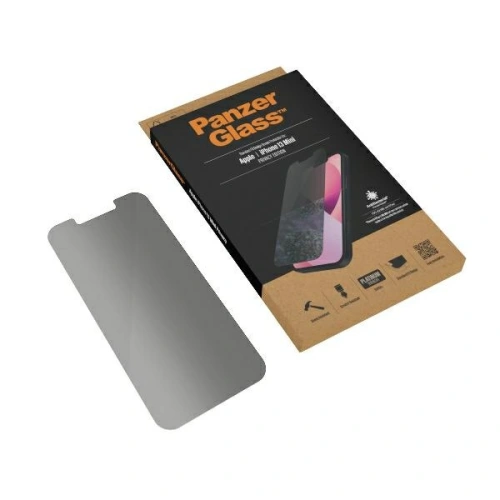 Szkło hartowane PanzerGlass Standard Super+ Apple iPhone 13 mini Privacy Antibacterial P2741