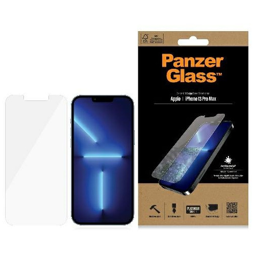PanzerGlass Distributor - 5711724027437 - PZG329 - PanzerGlass Standard Super+ Apple iPhone 13 Pro Max Antibacterial 2743 - B2B homescreen