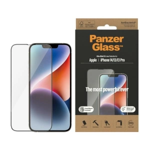 Szkło hartowane PanzerGlass Ultra-Wide Fit Apple iPhone 14/13/13 Pro Privacy Screen Protection Antibacterial Easy Aligner Included P2783