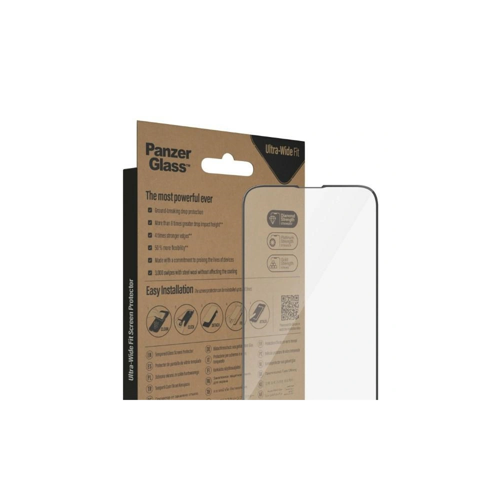 Wholesale PanzerGlass Ultra-Wide Fit Apple iPhone 14/13/13 Pro Privacy Screen Protection Antibacterial EasyAligner P2783 - PZG338 - {ean13} - Hurt