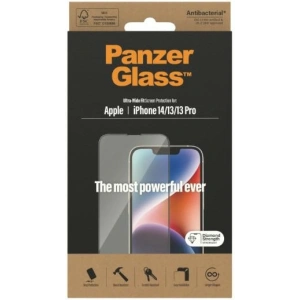 Szkło hartowane PanzerGlass Ultra-Wide Fit Apple iPhone 14/13/13 Pro Screen Protection Antibacterial 2771