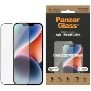 Wholesale PanzerGlass Ultra-Wide Fit Apple iPhone 14/13/13 Pro Screen Protection Antibacterial EasyAligner 2783 - PZG341 - {ean13} - Hurt