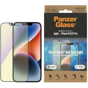 Wholesale PanzerGlass Ultra-Wide Fit Apple iPhone 14/13/13 Pro Screen Protection Antibacterial EasyAligner Anti-blue light 2791 - PZG342 - {ean13} - Hurt