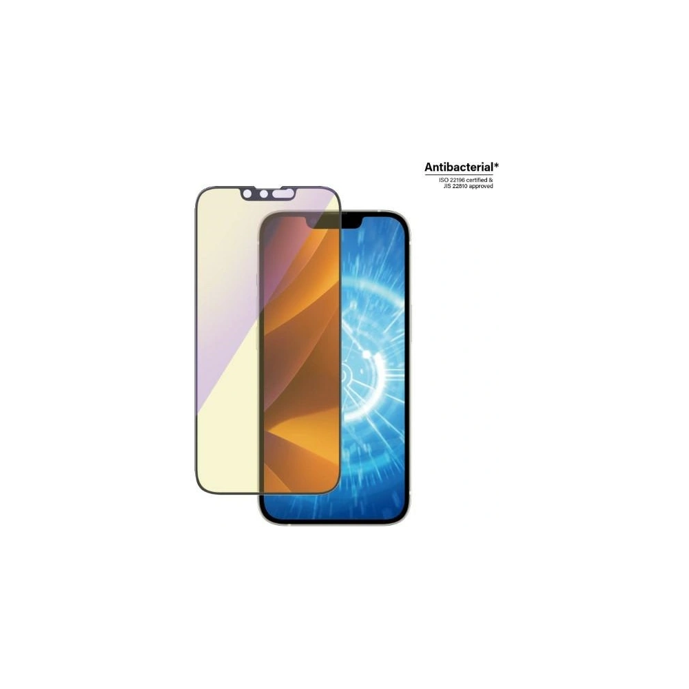 Hurtownia GSM - Sticlă securizată PanzerGlass Ultra-Wide Fit Apple iPhone 14/13/13 Pro Protecție Ecran Antibacterian Aliniator Ușor Inclus Anti-lumină albastră 2791 - PZG342 - {ean13} - Hurt