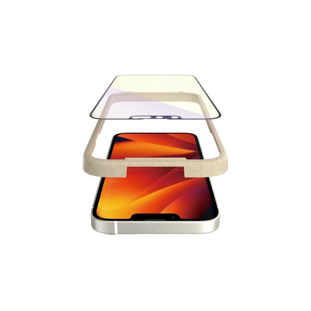 Hurtownia GSM - Sticlă securizată PanzerGlass Ultra-Wide Fit Apple iPhone 14/13/13 Pro Protecție Ecran Antibacterian Aliniator Ușor Inclus Anti-lumină albastră 2791 - PZG342 - {ean13} - Hurt