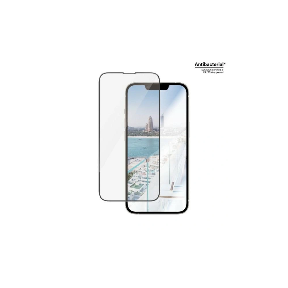 Hurtownia GSM - Edzett üveg PanzerGlass Ultra-Wide Fit Apple iPhone 14/13/13 Pro képernyővédő, antireflexiós, antibakteriális, könnyen beállítható, tartalmazza: 2787 - PZG343 - {ean13} - Hurt