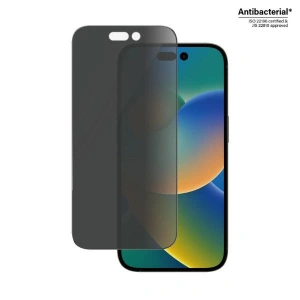 Szkło hartowane PanzerGlass Ultra-Wide Fit Apple iPhone 14 Pro Privacy Screen Protection Antibacterial Easy Aligner Included P2784