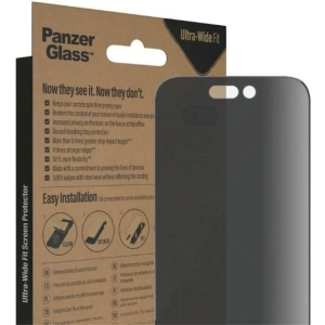 Hurtownia GSM - Sticlă securizată PanzerGlass Ultra-Wide Fit Apple iPhone 14 Pro Protecție Ecran Privacy Antibacteriană P2772 - PZG345 - {ean13} - Hurt