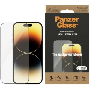 Hurtownia GSM - Sticlă securizată PanzerGlass Ultra-Wide Fit Apple iPhone 14 Pro Protecție pentru Ecran Antibacterian 2772 - PZG346 - {ean13} - Hurt
