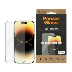 Szkło hartowane PanzerGlass Ultra-Wide Fit Apple iPhone 14 Pro Screen Protection Antibacterial 2772