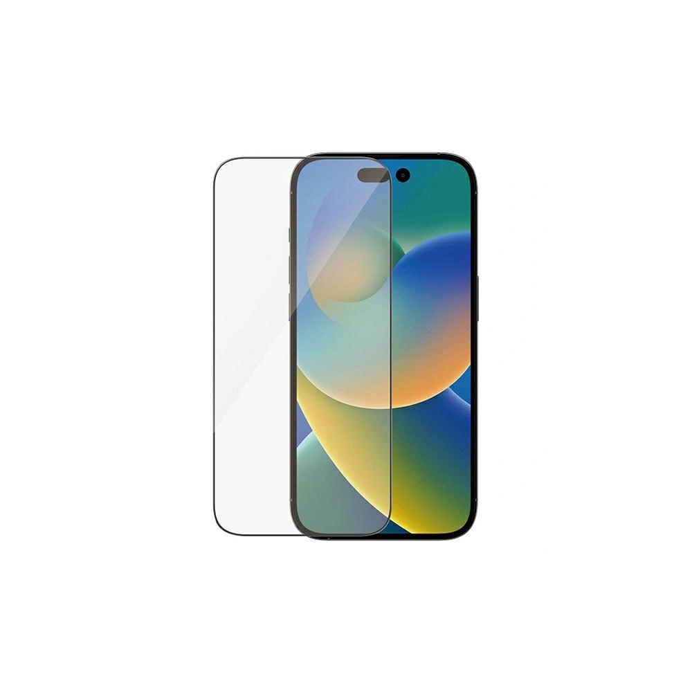 Hurtownia GSM - Sticlă securizată PanzerGlass Ultra-Wide Fit Apple iPhone 14 Pro Protecție pentru ecran Antibacterian Alinier ușor inclus 2784 - PZG347 - {ean13} - Hurt