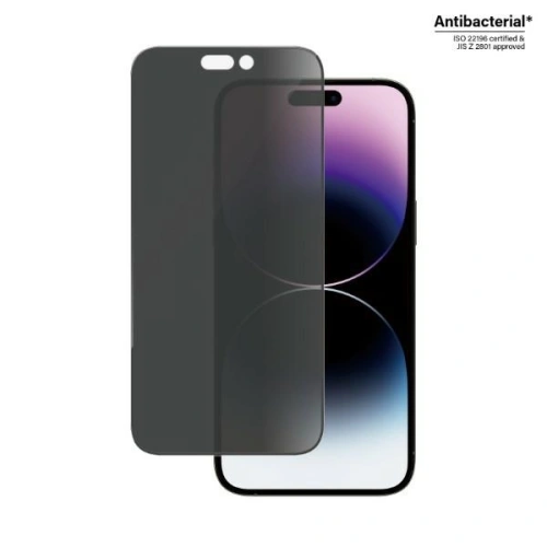 Szkło hartowane PanzerGlass Ultra-Wide Fit Apple iPhone 14 Pro Max Privacy Screen Protection Antibacterial P2774