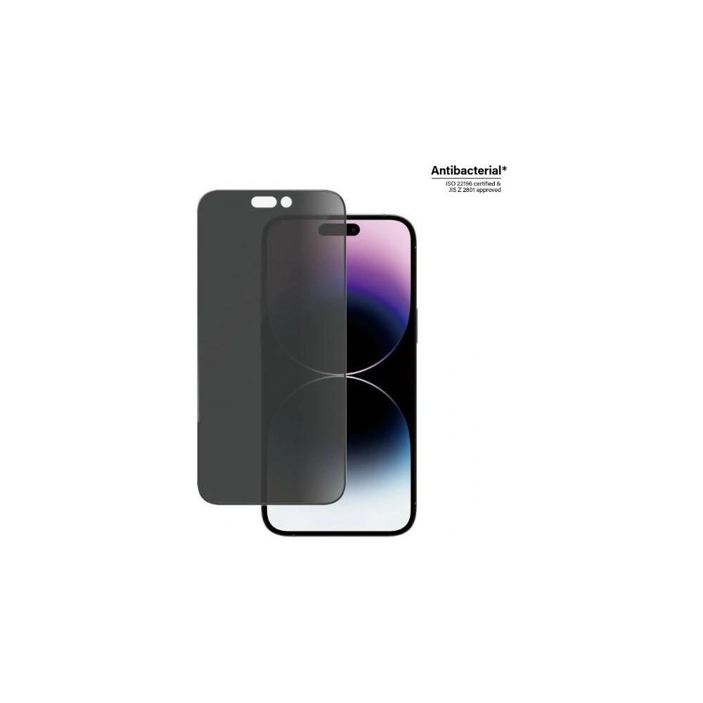 Hurtownia GSM - Sticlă securizată PanzerGlass Ultra-Wide Fit Apple iPhone 14 Pro Max Protecție Ecran Privacy Antibacteriană P2774 - PZG351 - {ean13} - Hurt