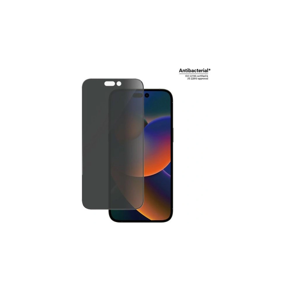 Hurtownia GSM - Sticlă securizată PanzerGlass Ultra-Wide Fit Apple iPhone 14 Pro Max Protecție Ecran Privacy Antibacteriană P2774 - PZG351 - {ean13} - Hurt