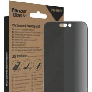 PanzerGlass Ultra-Wide Fit Apple iPhone 14 Pro Max Privacy Screen Protection Antibacterial P2774
