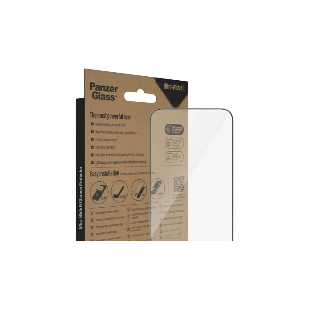 Hurtownia GSM - Szkło hartowane PanzerGlass Ultra-Wide Fit Apple iPhone 14 Pro Max Screen Protection Antibacterial 2774 - PZG352 - {ean13} - Hurt