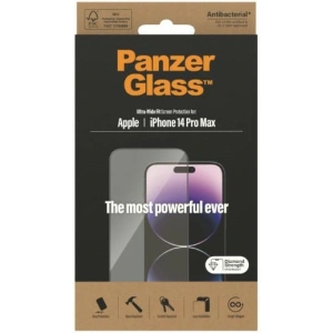 Szkło hartowane PanzerGlass Ultra-Wide Fit Apple iPhone 14 Pro Max Screen Protection Antibacterial 2774